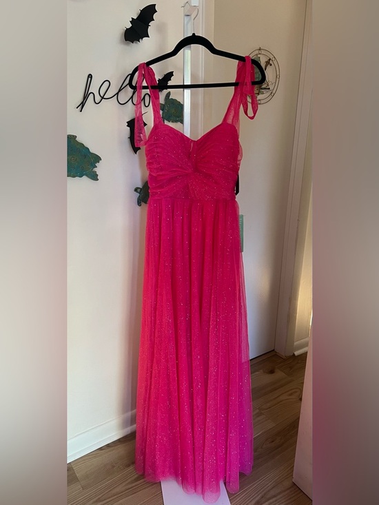City Triangles Dresses & Skirts - NEW City Triangle Hot Pink Shimmery Prom Wedding Party Formal Ball Gown Dress 9